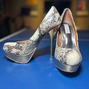 Steve Madden Snakeskin Heels